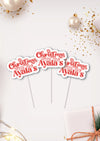 Personalised Christmas - Cake Topper Bundle