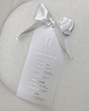 Personalised Classic Bridal - Ribbon Cards - Pack of 9