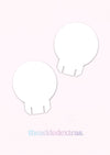 Personalised Bespoke - Glass Topper - Pack of 18