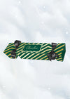 Personalised Large Striped Christmas Cracker - Velvet Ribbon