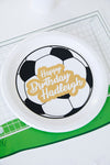 Personalised Football - 2 Piece Place Setting