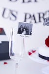 Personalised 'Till Death Do Us Party - Polaroid Glass Topper - Pack of 24