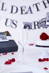 Personalised 'Till Death Do Us Party - Polaroid Glass Topper - Pack of 24