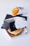 Personalised Black Splash - Burger Box