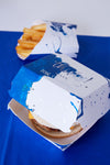 Personalised Blue Splash - Burger Box