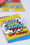 Personalised Comic - Snack Pack - Pack of 2