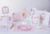 Personalised Pink Crest - Name Setting - 14 pack