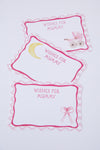 Personalised Pink Crest - Wish & Guess Card Pack