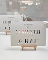 Personalised Classic Bridal - Sign Pack - Pack of 2