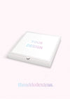 Personalised Bespoke - 9" Pizza Box - 4 Pack