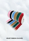 Personalised Large Christmas Design Cracker - with Velvet Ribbon