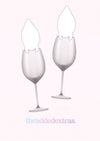 Personalised Bespoke - Face Glass Topper - Pack of 18