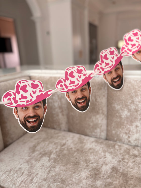 Personalised Hoedown - Face - Bunting