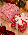 Personalised Gift Wrap Set - Wrapping Paper, Satin Ribbon and Stickers