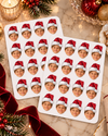 Personalised Christmas Santa Hat - Sticker Pack