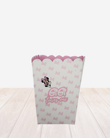  Personalised  MinnieLand - Popcorn Box