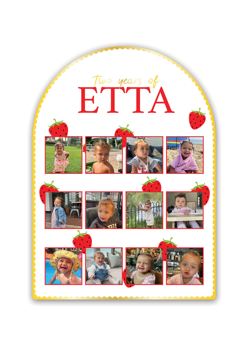 Personalised Berry Sweet Picture Sign – theaddedextras