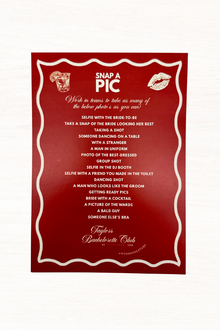  Personalised The Bachelorette Club - A5 Card - Pack of 12