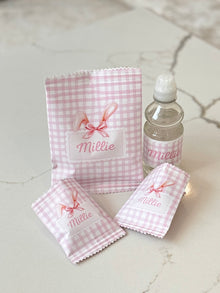  Personalised Easter Bundle - Treat Packets & Bottle Wrap