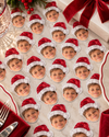 Personalised Christmas Santa Hat - Confetti - Pack of 50