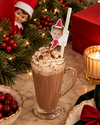 Personalised Christmas Elf - Straw Topper - Pack of 18