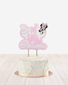  Personalised MinnieLand - Cake Topper Bundle