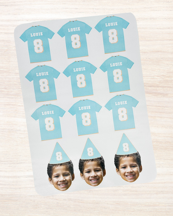 Personalised Football Team - Sticker Pack