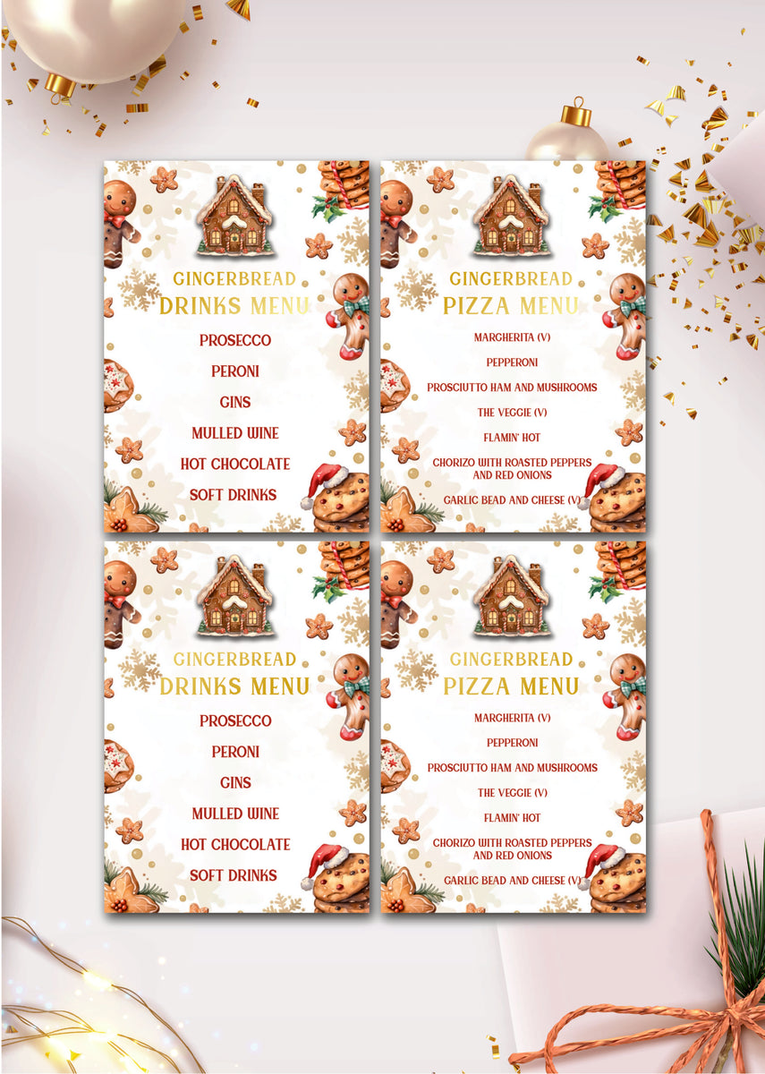 Personalised Christmas Gingerbread - Sign Pack – theaddedextras