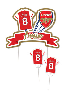  Personalised Football Team - Cake Topper Bundle