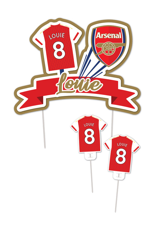 Personalised Football Team - Cake Topper Bundle