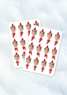  Personalised Christmas Elf - Sticker Pack