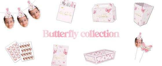 Personalised Butterfly Face - Sticker Pack