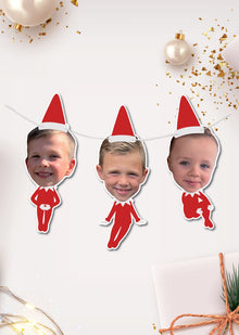  Personalised Christmas Elf - Bunting