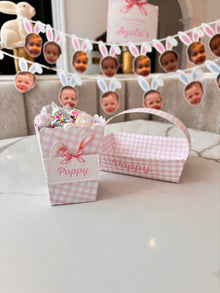  Personalised Easter - Treat Basket and Box Bundle