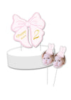 Personalised Pretty Bow - Cake Topper Bundle