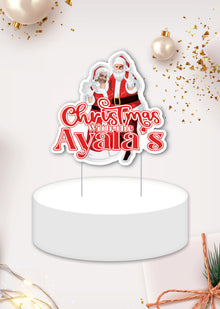  Personalised Christmas - Cake Topper Bundle