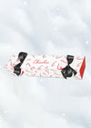 Personalised Large Christmas Design Cracker -  with Velvet Ribbon