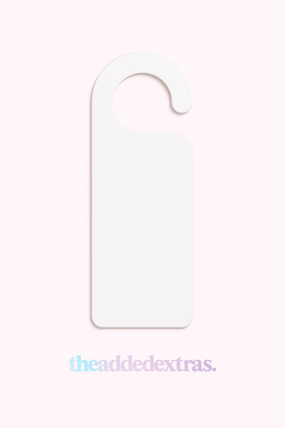 Personalised Bespoke Door Hangers - 4 Pack