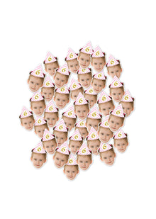  Personalised Face - Confetti - Pack of 50