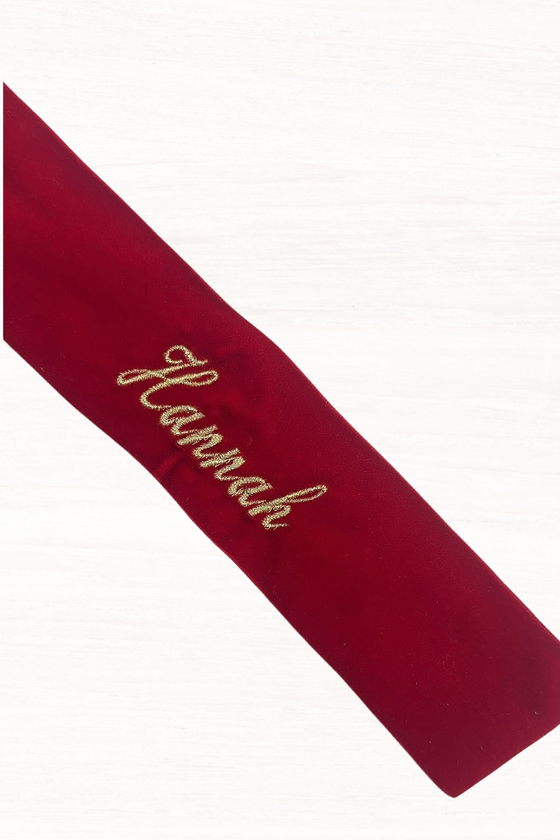 Personalised The Bachelorette Club - Ribbon Place Setting