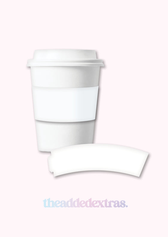 Personalised Bespoke - Cup Sleeve - Pack of 4