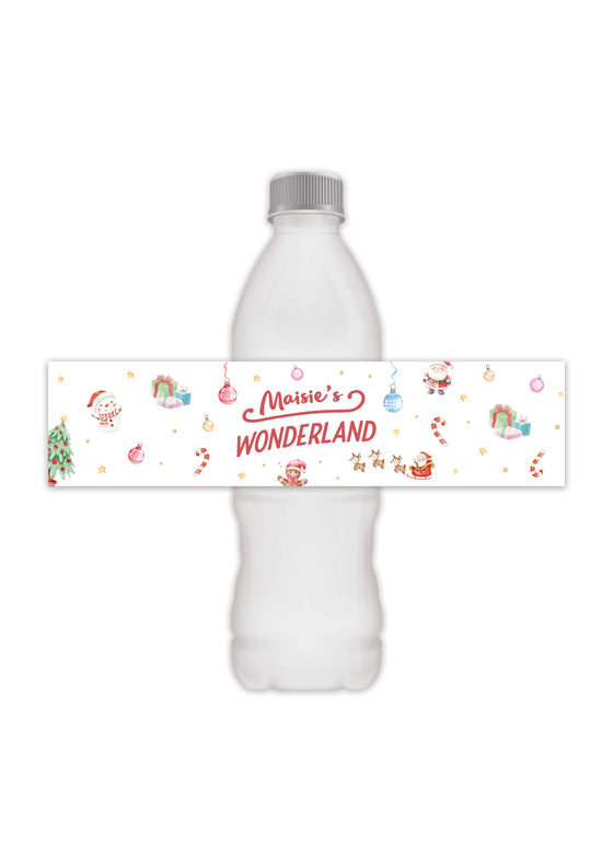 Personalised Wonderland - Bottle Labels - Pack of 8