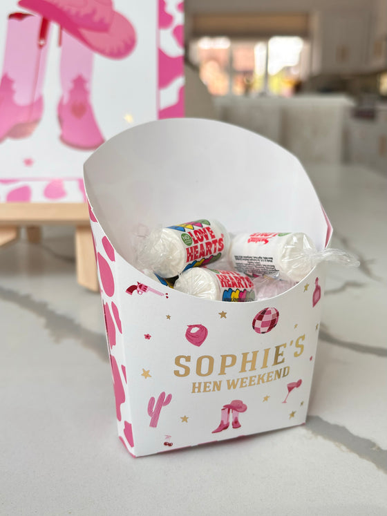 Personalised Hoedown - Fries Box