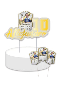  Personalised Baller - Cake Topper Bundle