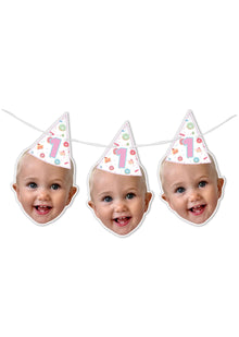  Personalised Sweet One - Face Bunting