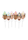 Personalised Face Food Topper - Pack of 18