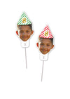 Personalised Face Food Topper - Pack of 18