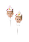 Personalised Face Food Topper - Pack of 18