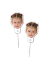 Personalised Face Food Topper - Pack of 18