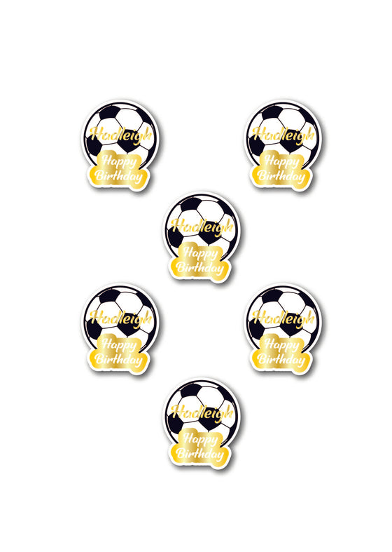 Personalised Football - Sticker pack